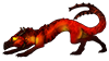 Red Juvenile Salamander